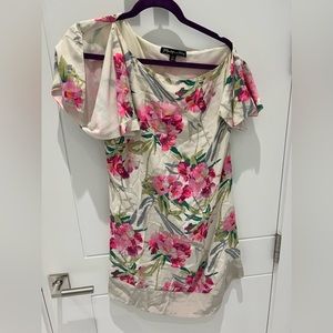 Elizabeth and James off the shoulder dress